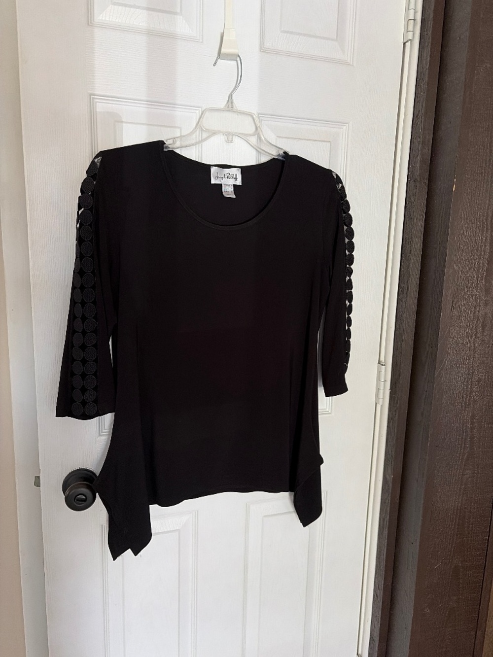 Elegant Joseph Ribkoff Woman’s size 12 Black Top Exc